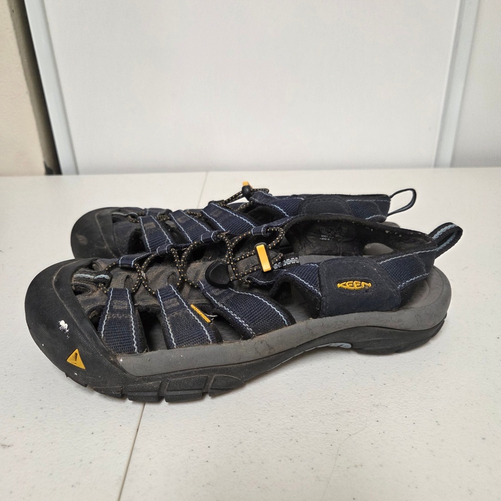 KEEN Newport H2 Mens Navy Blue Gray Waterproof Hiking Sport Sandals Size 11